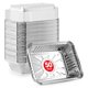 thumbnail image 1 of Bandejas de aluminio Stock Your Home de 1 kg con tapas (paquete de 50) + recipientes para alimentos, 1 of 7