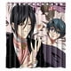 thumbnail image 1 of Cortina de ducha de Anime The Black Butler, juego de cortinas de baño con ganchos, tamaño 66 x 72 pulgadas, 1 of 3