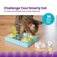 thumbnail image 2 of Puzle interactivo para gatos Catstages Kitty Cube, azul, 2 of 8