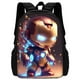 thumbnail image 1 of Cartoon Man M-Marvels Iron 3 pcs set Child School Backpack with Lunch Bags ,Pencil Bags School Bags for Boys Girls Best Gift, 1 of 3