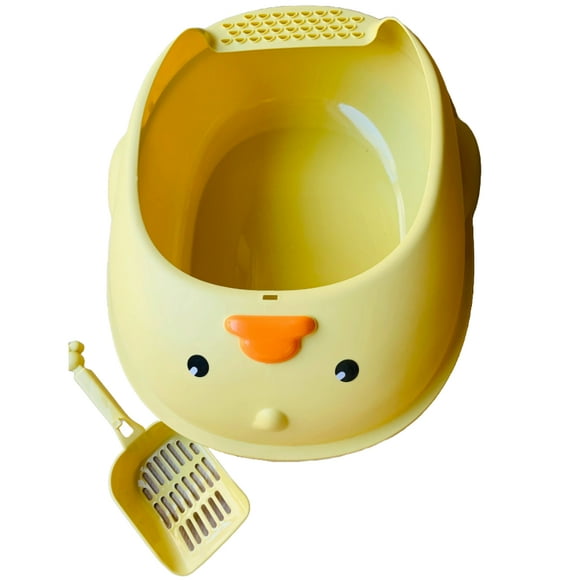 Arenero Bandeja Sanitaria para Gatos Sweet Chick Amarillo M