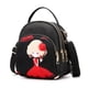 thumbnail image 1 of Fashion Printing Backpack Women Large Capacity Nylon Rucksack Multilayer Crossbody Bag School Bags Waterproof Travel Knapsack, 1 of 3