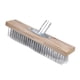 thumbnail image 5 of Cabezal de cepillo para fregar, cepillo de alambre de acero inoxidable, cepillo de fregado áspero, escoba de empuje para pasos de limpieza, baño de, 5 of 5