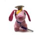 thumbnail image 3 of Peluche Perro Princesa Graduación Charming Toys 23 cm Rosa, 3 of 3