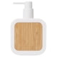 thumbnail image 5 of Dispensador De Jabón Manual De 13 Oz Vacío Para Champú, Loción, Maquillaje, Líquido, Crema De Baño, Blanco, 5 of 5