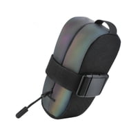 Magideal - Bolsa De Almacenamiento Para Ciclismo, Viajes, Bicicletas De Montaña, Fijación Para Exteriores, Correa Debajo Del Asiento, Bolsa Portátil Para Sillín Reflectante Colorido