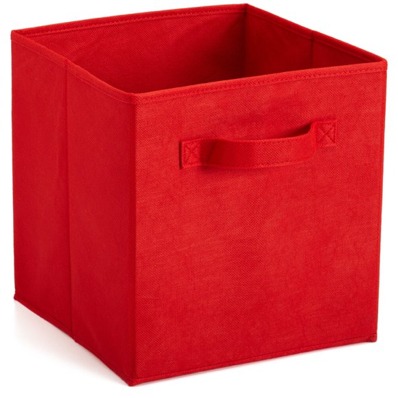 Cajón de tela rojo de 26 cm con tirador – ClosetMaid