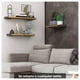 thumbnail image 4 of Set de 3 Repisas Flotantes de Madera y Metal Organización Moderna, 4 of 6