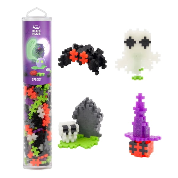 Building Blocks PLUS PLUS 240 piezas Spooky Mix para niños de 5 a 12 años