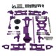 thumbnail image 2 of 1:14 RC Upgrade Metal Kit Motor Gear Para WLtoys 144001 Piezas De Automóvil Púrpura, 2 of 5