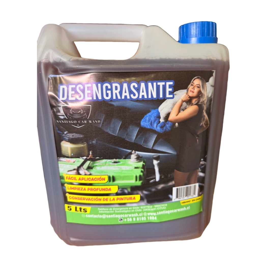 Santiago Car Wash - Desengrasante Para Autos 5lts