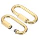 thumbnail image 1 of Uxcell 5mm Enlaces Rápidos de Cadena de Cobre, 2pcs Conector de Cadena de Bloqueo de Tornillo para Candelabro y Mochila, 1 of 6