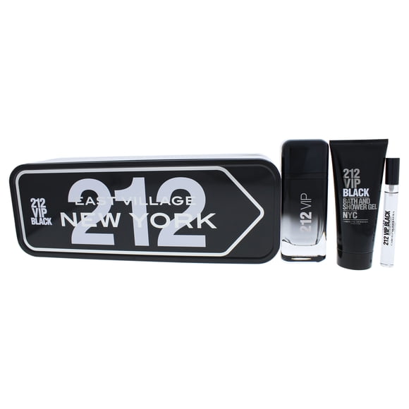 Set De Regalo Carolina Herrera 212 Vip Black EDP 100ml Spray Hombre