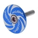 thumbnail image 1 of Ciclón Azul Del Casquillo Superior Del Vástago Del Auricular De La Bici De Monta?a Del Camino De La Bicicleta Del CNC 28.6mm, 1 of 5