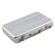 thumbnail image 4 of Maleta En Miniatura 1/12, Caja De Equipaje Decorativa, Pequeña Caja De Almacenamiento De Joyería Plateada, 4 of 5