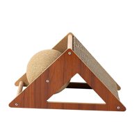 Magideal - Pelota Para Rascar , Cuerda De Sisal De Maciza, Pelota Interactiva Para Jugar, Teaser De Plumas, Tablero Para Rascar Resistente Al Desgast Tablero De Rascar