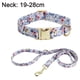 thumbnail image 2 of Collar para perro niña, lindo collar floral para perro con lazo desmontable y correa a juego., 2 of 5