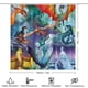 thumbnail image 2 of Alas de fuego-theme 4-Piece Shower Curtain Set with Rugs, Waterproof Bathroom Decor Set Includes Bath Mat, U-Shaped Rug, Toilet Lid Cover and Curtain with Hooks, 2 of 6