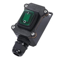 Magideal - Interruptor De Alta Potencia Sumergible, Conector De Corriente Robusta, Diseño Vanguardista , Luz Verde