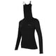 thumbnail image 2 of elástico protector de la erupción de la camiseta de enfriamiento del golf de las mujeres con la máscara anti-uv l negro, 2 of 5