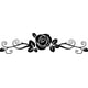 thumbnail image 1 of Decomural Rose Flower Floral Headboard WS-17065, 1 of 2
