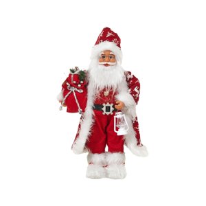 Magideal - Decoraciones De Papá Noel/Decoración Navideña, Linda Figura Coleccionable De Tela Para Regalos De Año Nuevo Decoración Navideña Para Chimenea 45Cm