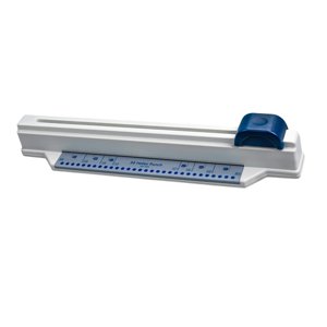 Magideal - Perforadora De Papel De Hojas Sueltas Con 30 Agujeros, Máquina Perforadora De Encuadernación En Bobina, Equipo De Papelería Portátil Empujado A Mano,