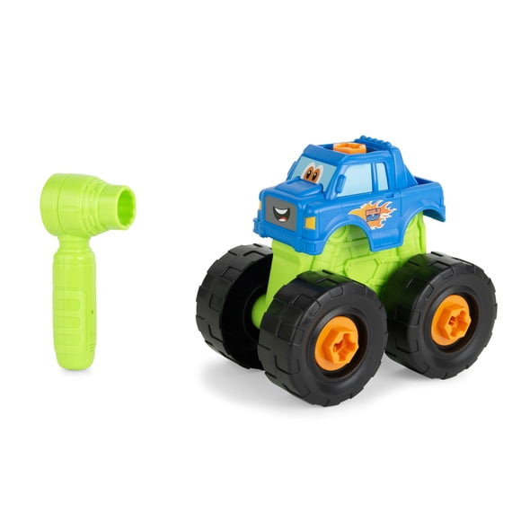 Juguete de construcción BUILD-A-BUDDY Monster Truck con trinquete manual