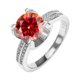 thumbnail image 1 of Anillos de Moissanita de Oro Blanco de 18K de 3 Uds para Mujer Regalo Color D VVS1 Anillos de Diamante Anillos de Plata Esterlina S925 Joyería Anillos de Compromiso de Moissanita con Certificado, 1 of 8
