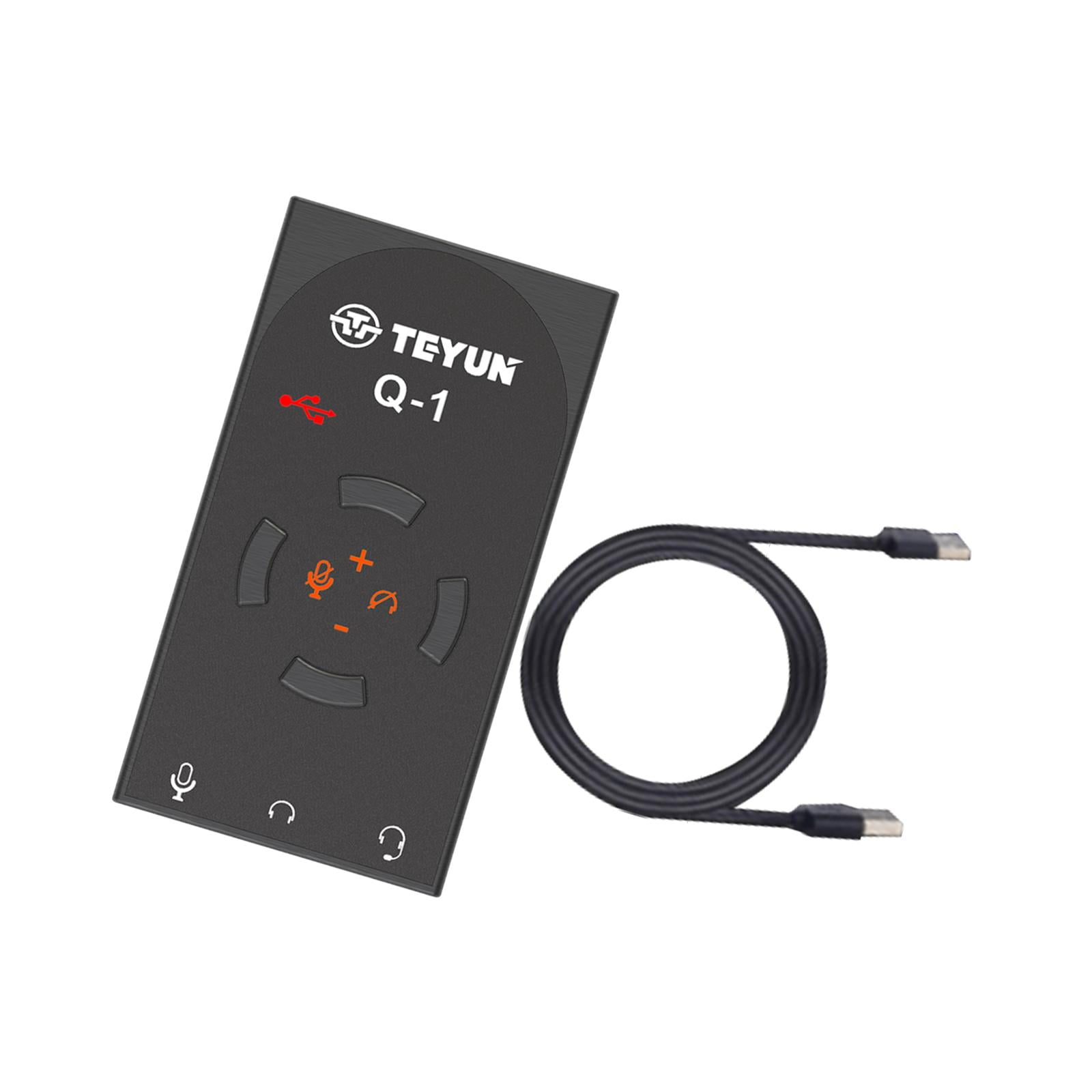 Magideal - Usb 7.1 Tarjeta De Sonido Externa Plug And Play Con Conector De Micrófono Para Auriculares De 3,5 Mm Adecuado Para Auriculares Pc Adaptador De Audio