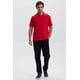 thumbnail image 4 of Polera Hombre Piqué Básica Lisa Rojo, 4 of 4