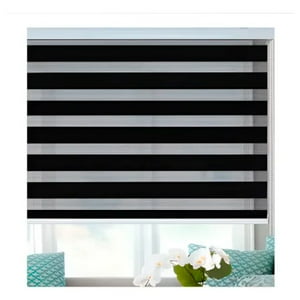 Cortina Roller Duo Zebra Día Y Noche 120 X 240 Colores Beiti