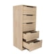 thumbnail image 4 of Cómoda Alta Kaia 5 Cajones Rovere Y Blanco 107x45x41 Cm - Muebles Organizadores, 4 of 18