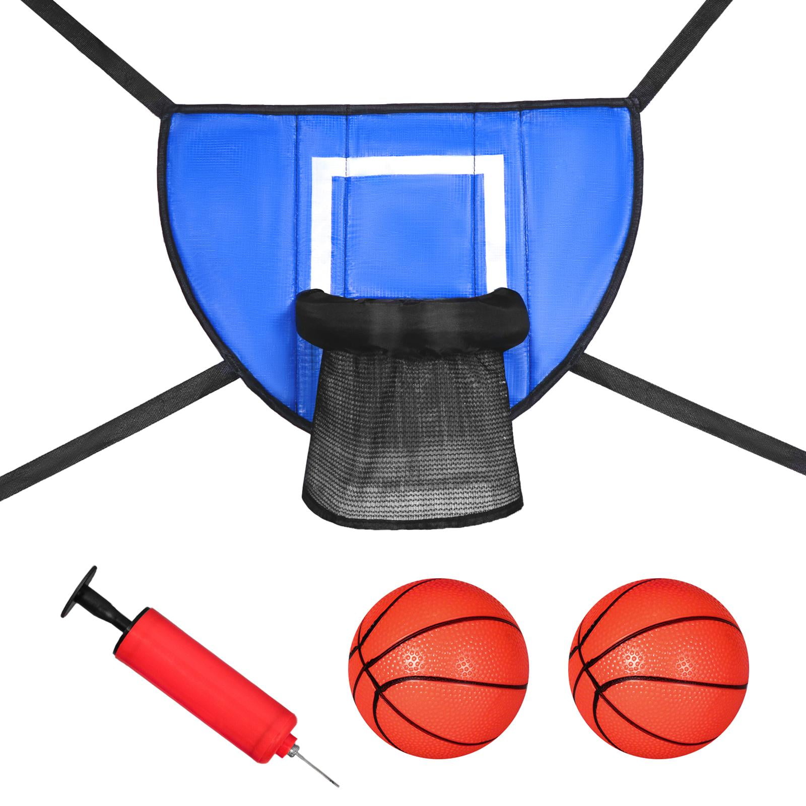 Magideal - Trampolín Aro De Baloncesto Estante De Baloncesto Fácil De Instalar Juego De Portería De Patio Trasero Accesorios De Accesorio De Trampolín Para Niños