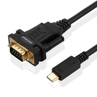 Cable De Serie Usb Tipo C A Rs232 Db9, Conjunto De Chips Ftdi Oikwan