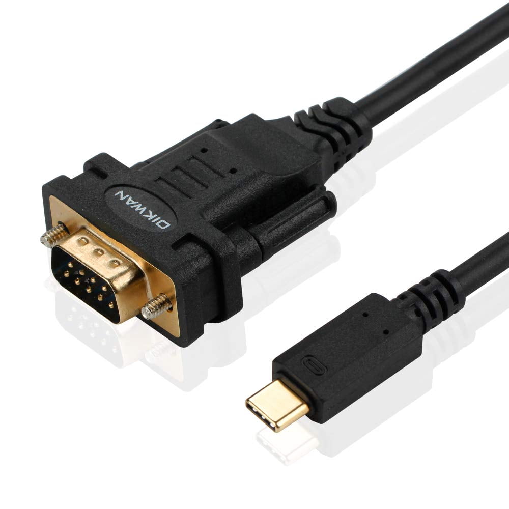 Cable De Serie Usb Tipo C A Rs232 Db9, Conjunto De Chips Ftdi Oikwan