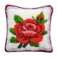 thumbnail image 5 of Kit De Gancho De Cierre De Flor De Rosa Roja Para Funda De Almohada DIY Funda De Cojín De Sofá, 5 of 5