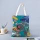 thumbnail image 2 of Octonauts Bolso de tela con estampado de lienzo para mujer, bolsa de compras reutilizable y estética, con cremallera interior, regalo para mujer,38*45cm., 2 of 6