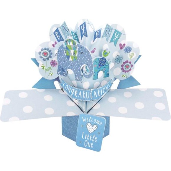 Tarjeta de Felicitación 3D Second Nature Pop Ups – Niño