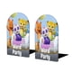 thumbnail image 1 of Word Party Sujetalibros decorativos temáticos, tope para estantería con base antideslizante, uso dual para hogar y oficina - 2 piezas, 1 of 6