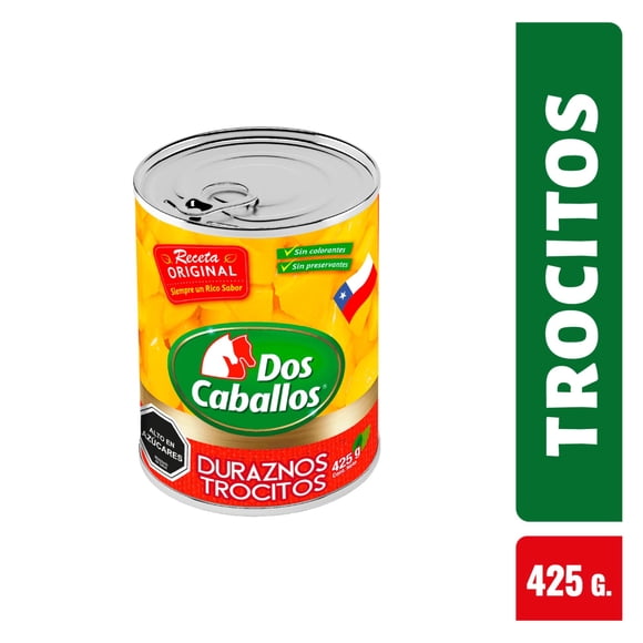Durazno en trocitos, Drenado 250 g - Neto 425 g