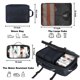 thumbnail image 3 of Mochila JCDOBEST Carry on de 50 litros con 3 cubos de embalaje resistente al agua, 3 of 7