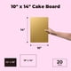 thumbnail image 2 of Cake Board Fit Meal Prep, cartón dorado, 14 x 10 pulgadas, paquete de 20, 2 of 7