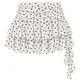 thumbnail image 3 of Falda Short Con Lunares Y Vuelo Asimétrico Mujer blanco Talla Única, 3 of 3