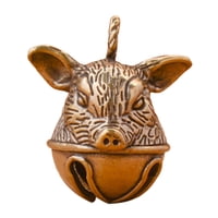 Magideal - Llavero De Cabeza De Cerdo, Colgante, Llavero, Artesanía, Decoración Del Hogar, Feng Shui, Mini Estatuilla De Cabeza De Cerdo, Adornos Pequeños De Cab