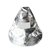 Magideal - Casco Resistente Al Fuego Capucha Facial Resistente Al Fuego Protección Completa Casco Para Soldar Protección Montada En La Cabeza Para Vidrio Metalúr