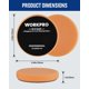 thumbnail image 2 of Esponja de Pulido WORKPRO 16 cm (Juego de 5), 2 of 8