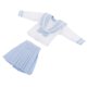 thumbnail image 4 of Ropa De Uniforme Escolar De Mu?eca A Escala 1/6 Para Traje De Mu?ecas De Ni?a De 12 Pulgadas Azul Claro, 4 of 5