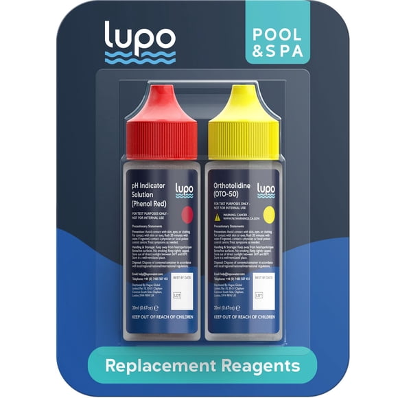 Kit de Reactivos para Prueba de Piscina Lupo Global LP-RB-01-US