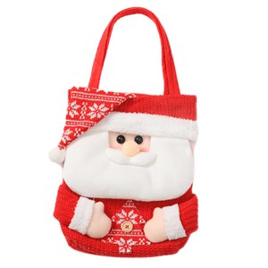 Magideal - Bolsa De Dulces Navideñas Bolsas De Golosinas Navideñas Bolso De Mano Decoraciones De Medias Bolsa De Regalo De Navidad Bolsa De Golosinas Para Bodas Papá Noel